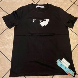 Offwhite black tee medium